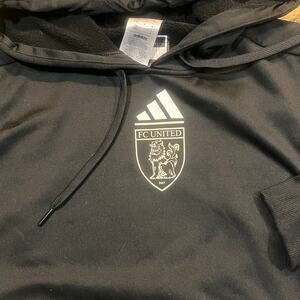 Adidas Chicago FC‎ UnitedMen Medium  Jacket Black Football Soccer Club Pullover